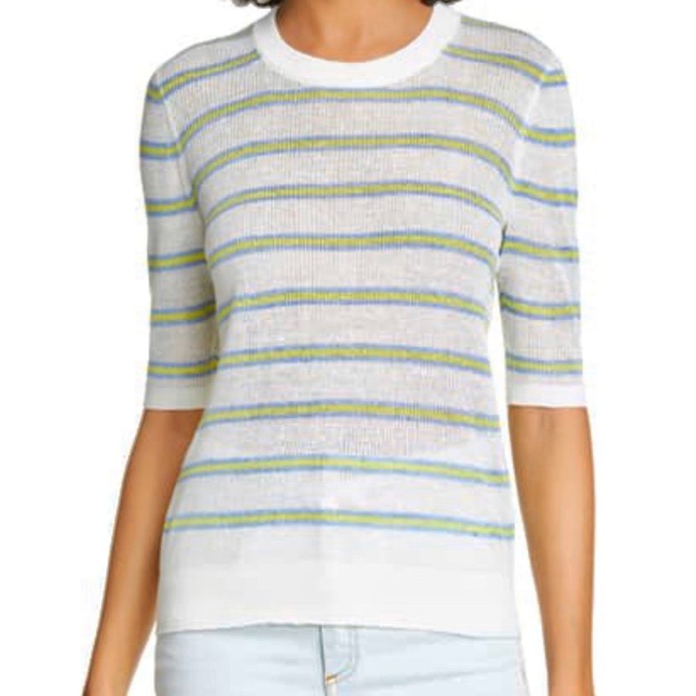 Veronica Beard Dean Striped Top